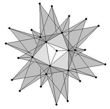 Great Stellated Dodecahedron Semitransparent